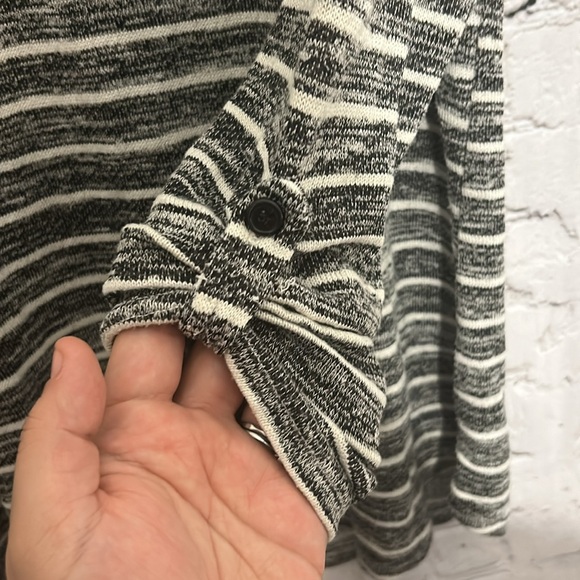 CANDY couture 3/4 sleeves striped sweater- XL - Picture 4 of 5